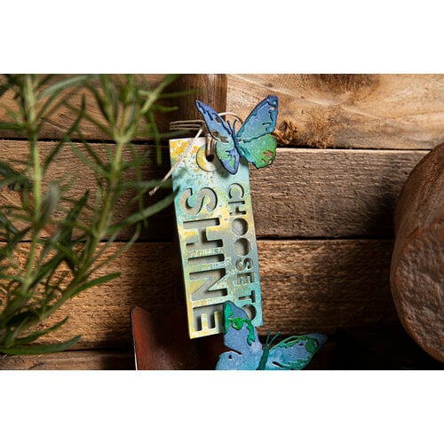 Sizzix - Tim Holtz - Thinlits Dies - Bold Text - Set 02 7 Sizzix - Tim Holtz - Thinlits Dies - Bold Text - Set 02