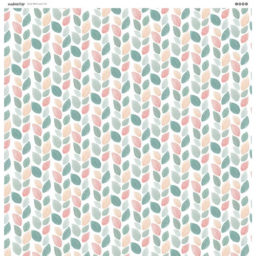 ModaScrap - 12 x 12 Paper Pack - Grow With Love 8 ModaScrap - 12 x 12 Paper Pack - Grow With Love