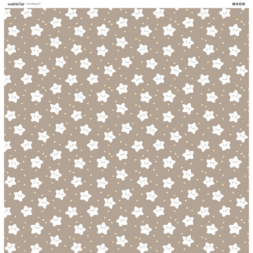 ModaScrap - 12 x 12 Paper Pack - New Baby 7 ModaScrap - 12 x 12 Paper Pack - New Baby