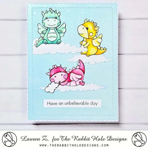 The Rabbit Hole Designs - Clear Photopolymer Stamps and Stencils - Dragon Fun