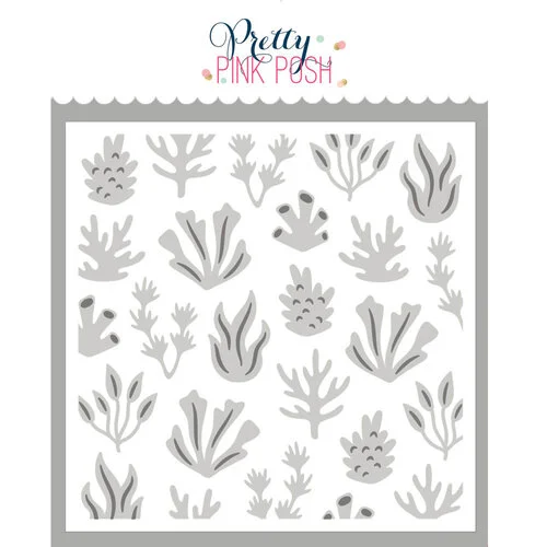 Pretty Pink Posh - Layering Stencils - Coral