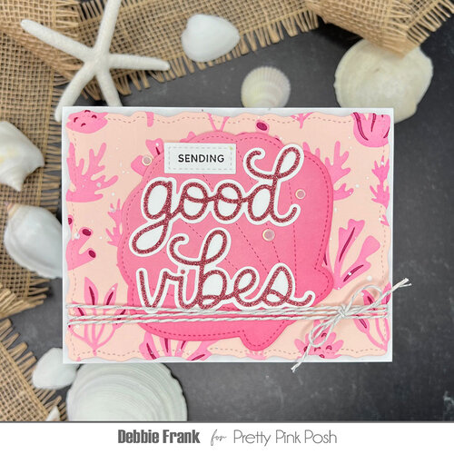 Pretty Pink Posh - Layering Stencils - Coral