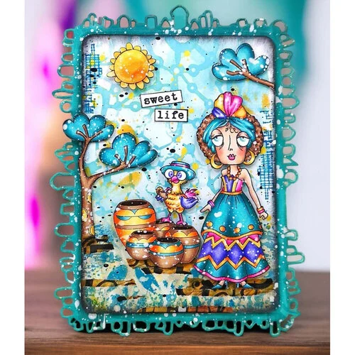 AALL and Create - Retro Revival Collection - Stencils - Lava Lamp