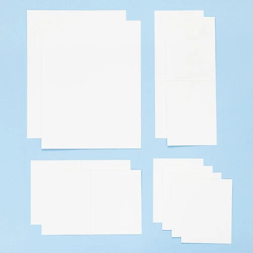Ranger Ink - Simon Hurley - Cardstock - Stark White - Sampler Pack 3 Ranger Ink - Simon Hurley - Cardstock - Stark White - Sampler Pack