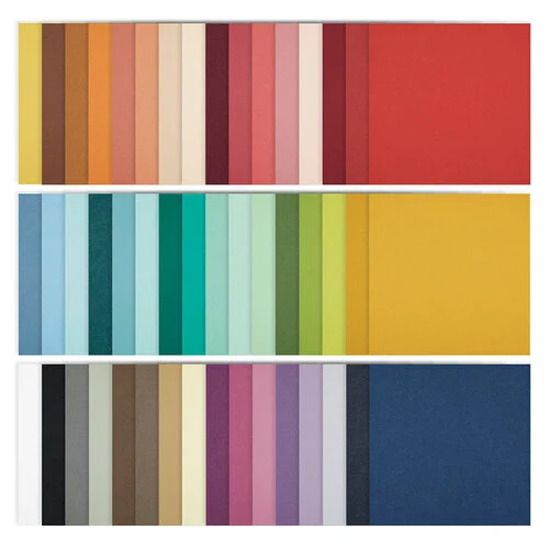 Spellbinders - Stash Stax 12 x 12 x 2.25 and ColorWheel Cardstock Bundle