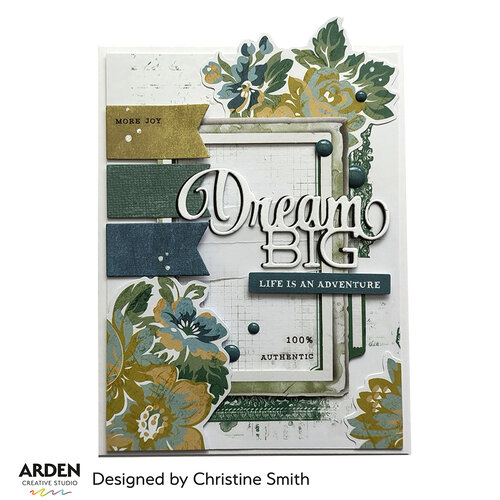 Arden Creative Studio - Sentiment Series Collection - Dies - Stacked Dream Big