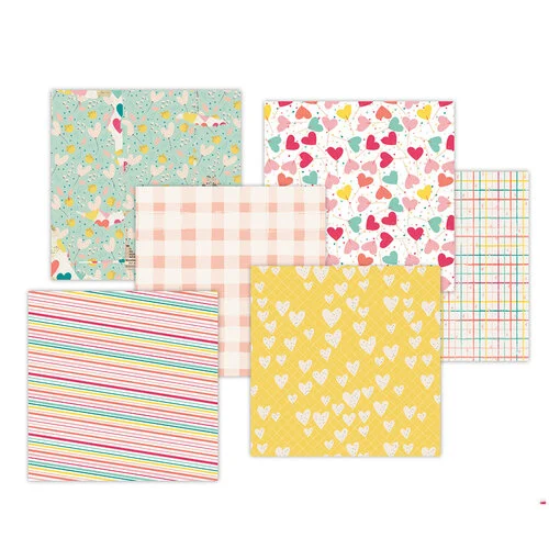 Pretty Little Studio - Love Is Kind Collection - Paper Pack - 6 x 6 Single Sided - Main 3 Pretty Little Studio - Love Is Kind Collection - Paper Pack - 6 x 6 Single Sided - Main