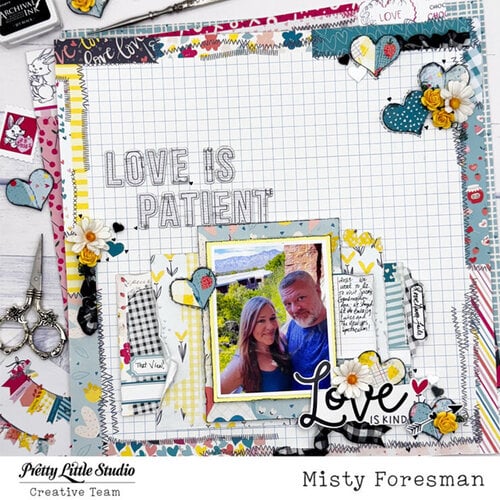 Pretty Little Studio - Love Is Kind Collection - Paper Pack - 6 x 6 Single Sided - Main 8 Pretty Little Studio - Love Is Kind Collection - Paper Pack - 6 x 6 Single Sided - Main