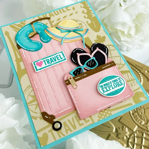 Papertrey Ink - Hot Foil Plate - Well Traveled