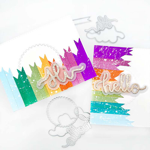 Emily Moore Designs - Dies - Hi, Hey, Hello - Large