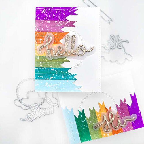 Emily Moore Designs - Dies - Hi, Hey, Hello - Large
