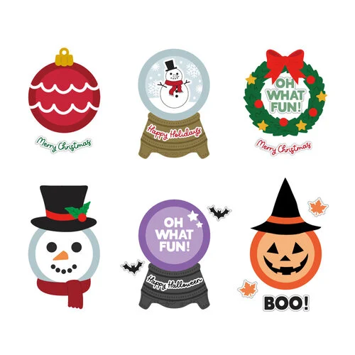 Scrapbook.com - Decorative Die and Photopolymer Stamp Set - Bright Holidays 1 Scrapbook.com - Decorative Die and Photopolymer Stamp Set - Bright Holidays