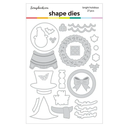 Scrapbook.com - Decorative Die and Photopolymer Stamp Set - Bright Holidays 4 Scrapbook.com - Decorative Die and Photopolymer Stamp Set - Bright Holidays
