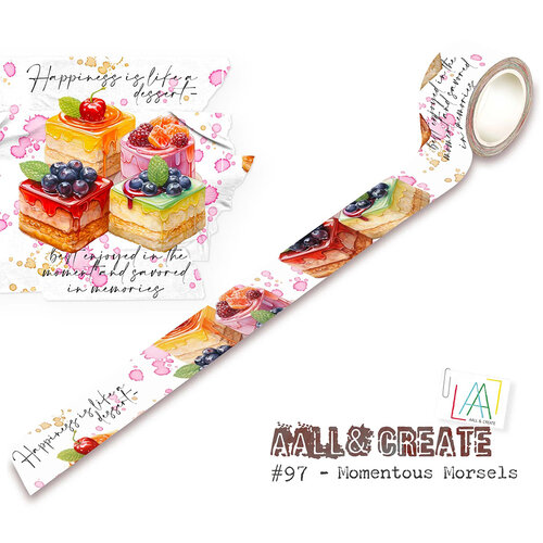 AALL and Create - Layer-It-Up Collection - Washi Tape - Momentous Morsels 1 AALL and Create - Layer-It-Up Collection - Washi Tape - Momentous Morsels