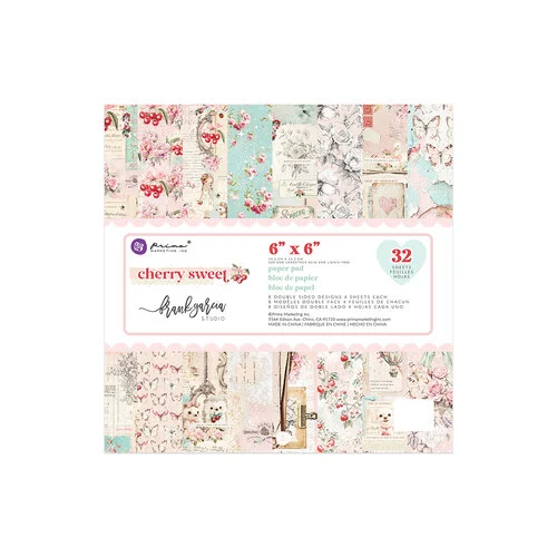 Prima - Cherry Sweet Collection - 6 x 6 Paper Pad