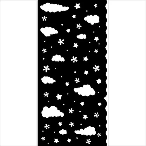 Stamperia - Candy Christmas Collection - Stencils - Clouds