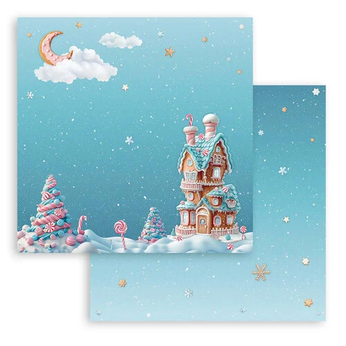Stamperia - Candy Christmas Collection - 12 x 12 Paper Pad 4 Stamperia - Candy Christmas Collection - 12 x 12 Paper Pad