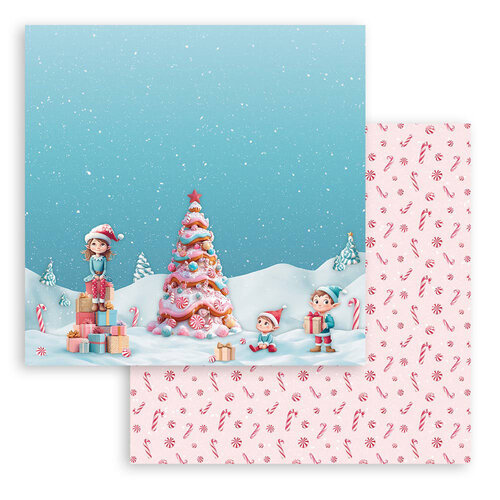 Stamperia - Candy Christmas Collection - 12 x 12 Paper Pad 5 Stamperia - Candy Christmas Collection - 12 x 12 Paper Pad