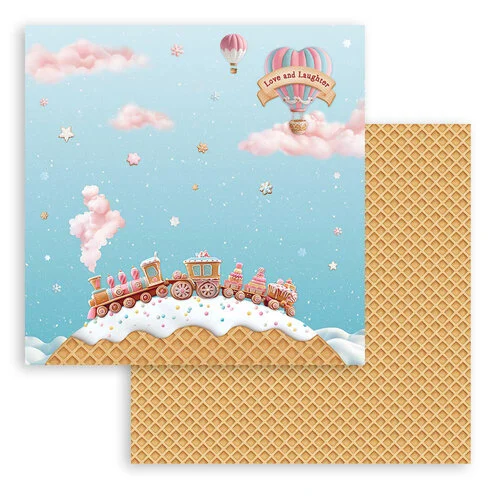 Stamperia - Candy Christmas Collection - 12 x 12 Paper Pad 7 Stamperia - Candy Christmas Collection - 12 x 12 Paper Pad