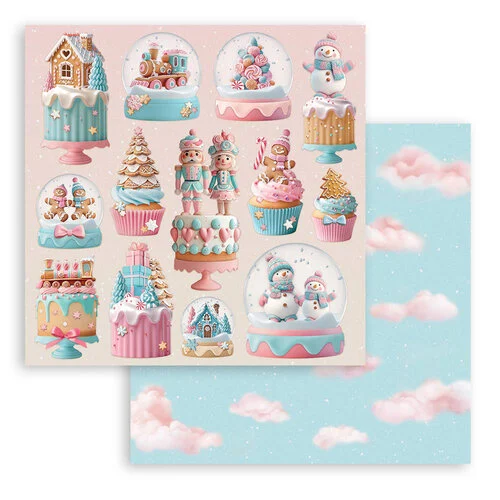Stamperia - Candy Christmas Collection - 12 x 12 Paper Pad 8 Stamperia - Candy Christmas Collection - 12 x 12 Paper Pad