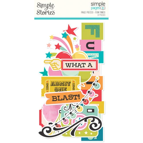 Simple Stories - Fun Times Collection - Simple Pages - Page Pieces