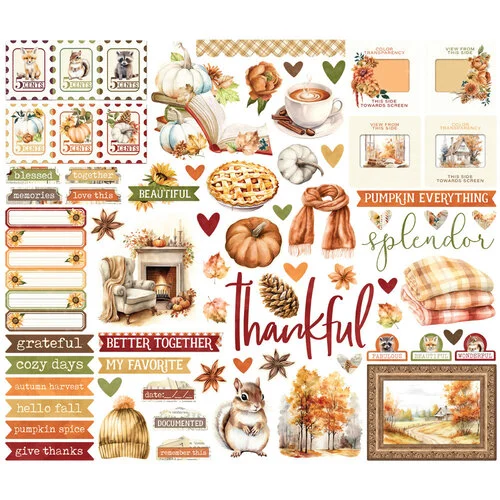 Simple Stories - Simple Vintage Autumn Breeze Collection - Ephemera - Bits And Pieces 2 Simple Stories - Simple Vintage Autumn Breeze Collection - Ephemera - Bits And Pieces