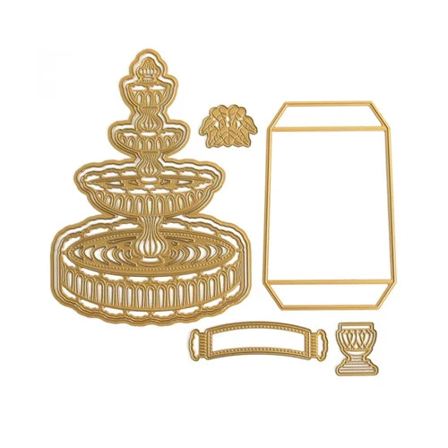 Anna Griffin - Dies - 3D Garden Fountain Easel