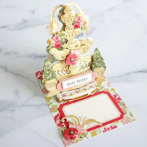 Anna Griffin - Dies - 3D Garden Fountain Easel