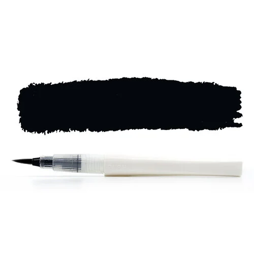 Scrapbook.com - Lustre Brush Marker & Refill Liquid - Black 2 Scrapbook.com - Lustre Brush Marker & Refill Liquid - Black