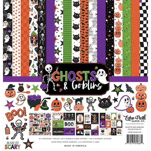 Echo Park - Ghosts And Goblins Collection - 12 x 12 Collection Kit 1 Echo Park - Ghosts And Goblins Collection - 12 x 12 Collection Kit