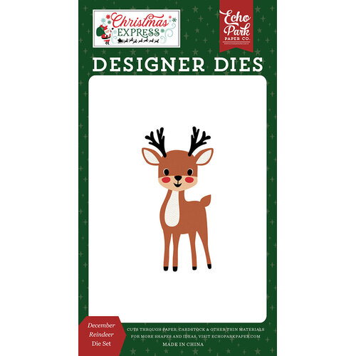 Echo Park - Christmas Express Collection - Designer Dies - December Reindeer 1 Echo Park - Christmas Express Collection - Designer Dies - December Reindeer