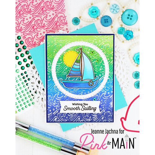 Pink and Main - Clear Photopolymer Stamps - Smooth Sailing 2 Pink and Main - Clear Photopolymer Stamps - Smooth Sailing