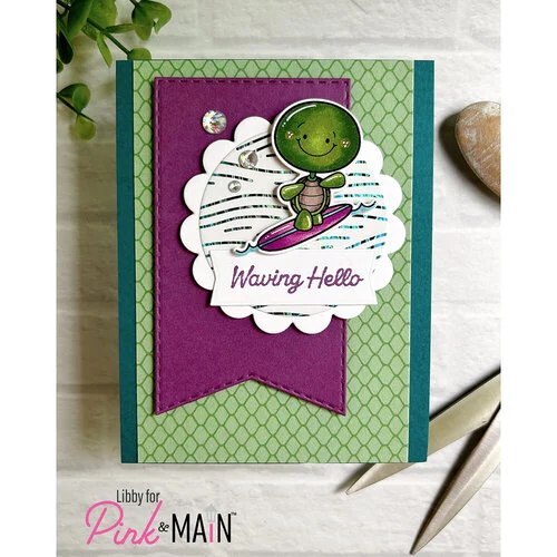 Pink and Main - 8.5 x 5.5 Paper Pack - Nautical Fun 3 Pink and Main - 8.5 x 5.5 Paper Pack - Nautical Fun