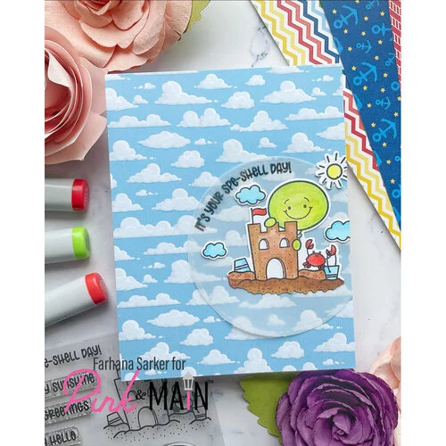 Pink and Main - 8.5 x 5.5 Paper Pack - Nautical Fun 5 Pink and Main - 8.5 x 5.5 Paper Pack - Nautical Fun