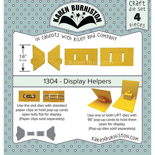 Karen Burniston - Stamping Dies  - Display Helpers