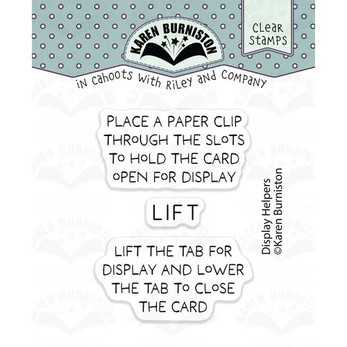 Karen Burniston - Stamping Dies  - Display Helpers