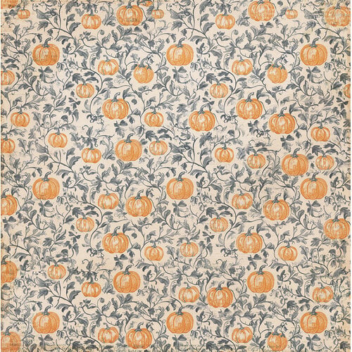 PhotoPlay - Halloween Junque Collection - 12 x 12 Double Sided Paper - Pumpkin Patch 2 PhotoPlay - Halloween Junque Collection - 12 x 12 Double Sided Paper - Pumpkin Patch