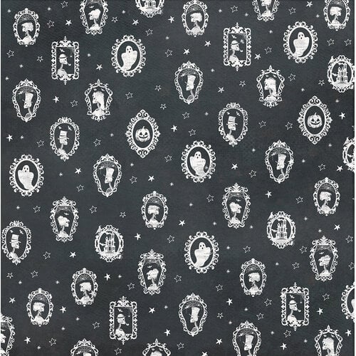 PhotoPlay - Halloween Junque Collection - 12 x 12 Double Sided Paper - Bone Yard 2 PhotoPlay - Halloween Junque Collection - 12 x 12 Double Sided Paper - Bone Yard