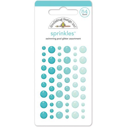 Doodlebug Design - Stickers - Glitter Sprinkles - Enamel Dots - Swimming Pool 1 Doodlebug Design - Stickers - Glitter Sprinkles - Enamel Dots - Swimming Pool