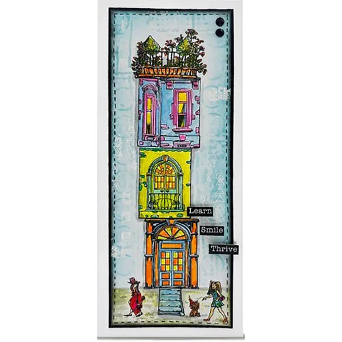 AALL and Create - AALLtropolis Collection - Clear Photopolymer Stamps - Neighbour Notes