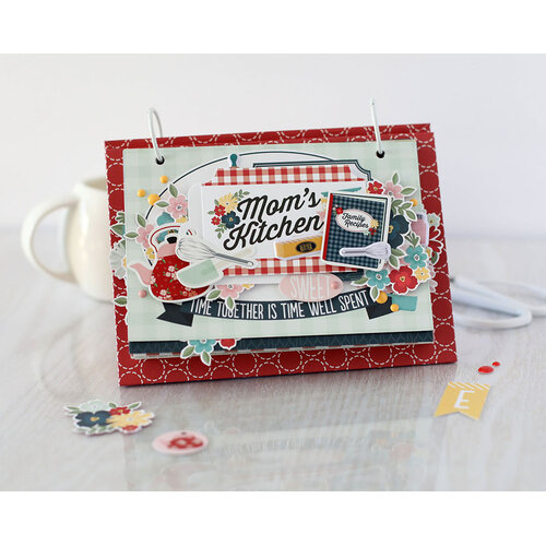 Echo Park - Mom's Kitchen Collection - 6 x 6 Mega Paper Pad 12 Echo Park - Mom's Kitchen Collection - 6 x 6 Mega Paper Pad