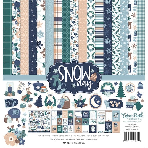 Echo Park - Snow Day Collection - 12 x 12 Collection Kit 1 Echo Park - Snow Day Collection - 12 x 12 Collection Kit