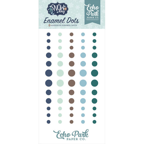 Echo Park - Snow Day Collection - Enamel Dots