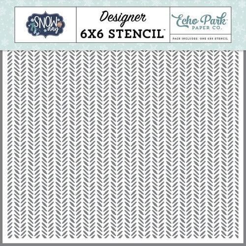 Echo Park - Snow Day Collection - 6 x 6 Stencil - Get Cozy Knit 1 Echo Park - Snow Day Collection - 6 x 6 Stencil - Get Cozy Knit