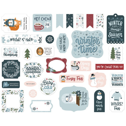 Echo Park - Winter Fun Collection - Ephemera
