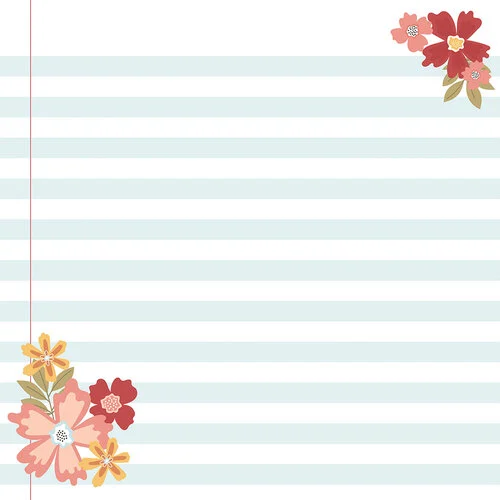 Echo Park - Bookish Collection - 12 x 12 Double Sided Paper - Lined Paper Layout 2 Echo Park - Bookish Collection - 12 x 12 Double Sided Paper - Lined Paper Layout