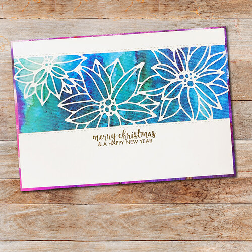 Paper Rose - Dies - Poinsettia Border