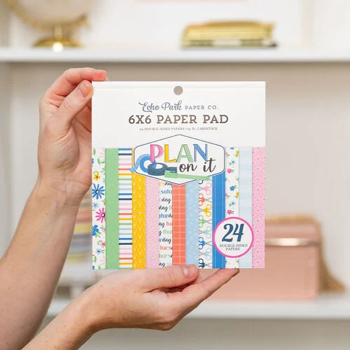 Echo Park - Plan On It Collection - 6 x 6 Paper Pad 2 Echo Park - Plan On It Collection - 6 x 6 Paper Pad