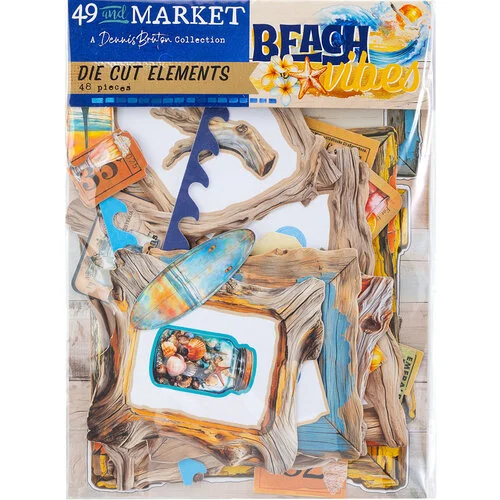 49 and Market - Beach Vibes Collection - Die-Cuts 1 49 and Market - Beach Vibes Collection - Die-Cuts