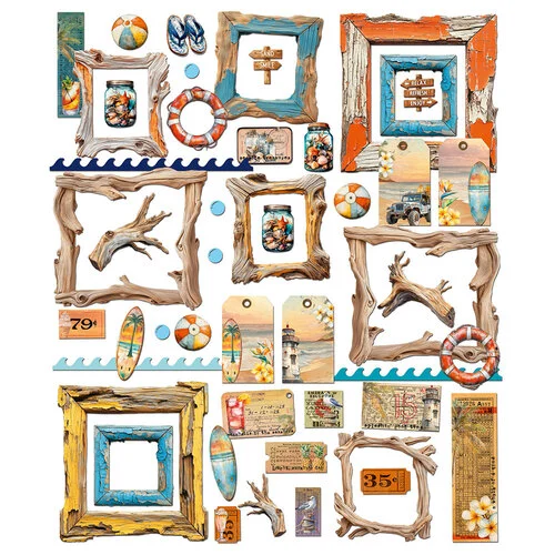 49 and Market - Beach Vibes Collection - Die-Cuts 3 49 and Market - Beach Vibes Collection - Die-Cuts